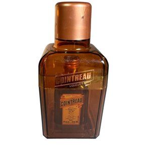COINTREAU French Orange Liquier Empty Bottle and Original Shaker Case
